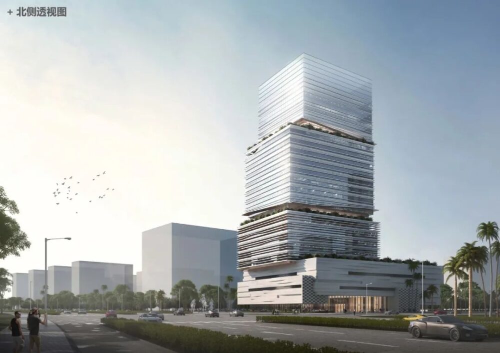 海口江东新区又一标志性建筑设计图出炉 塔楼形似风帆 - 第1张