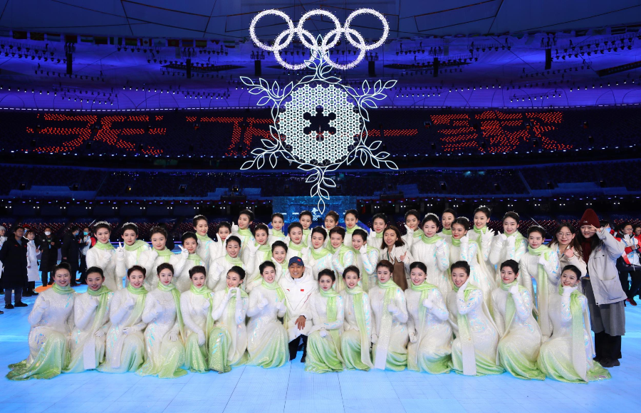 这3位海南籍姑娘在北京冬奥会闭幕式的舞台上“折柳寄情” - 第4张
