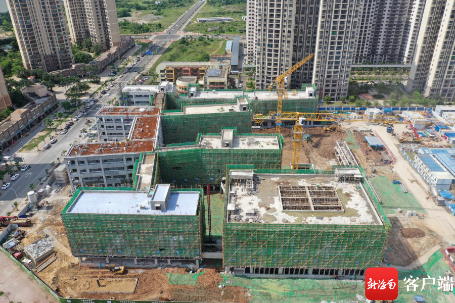 可提供1710个学位！海口南渡江东岸小学项目预计今年9月完工 - 第1张